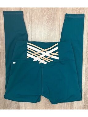 Fabletics PowerHold High-Waisted Leggings with Crisscross Detail
